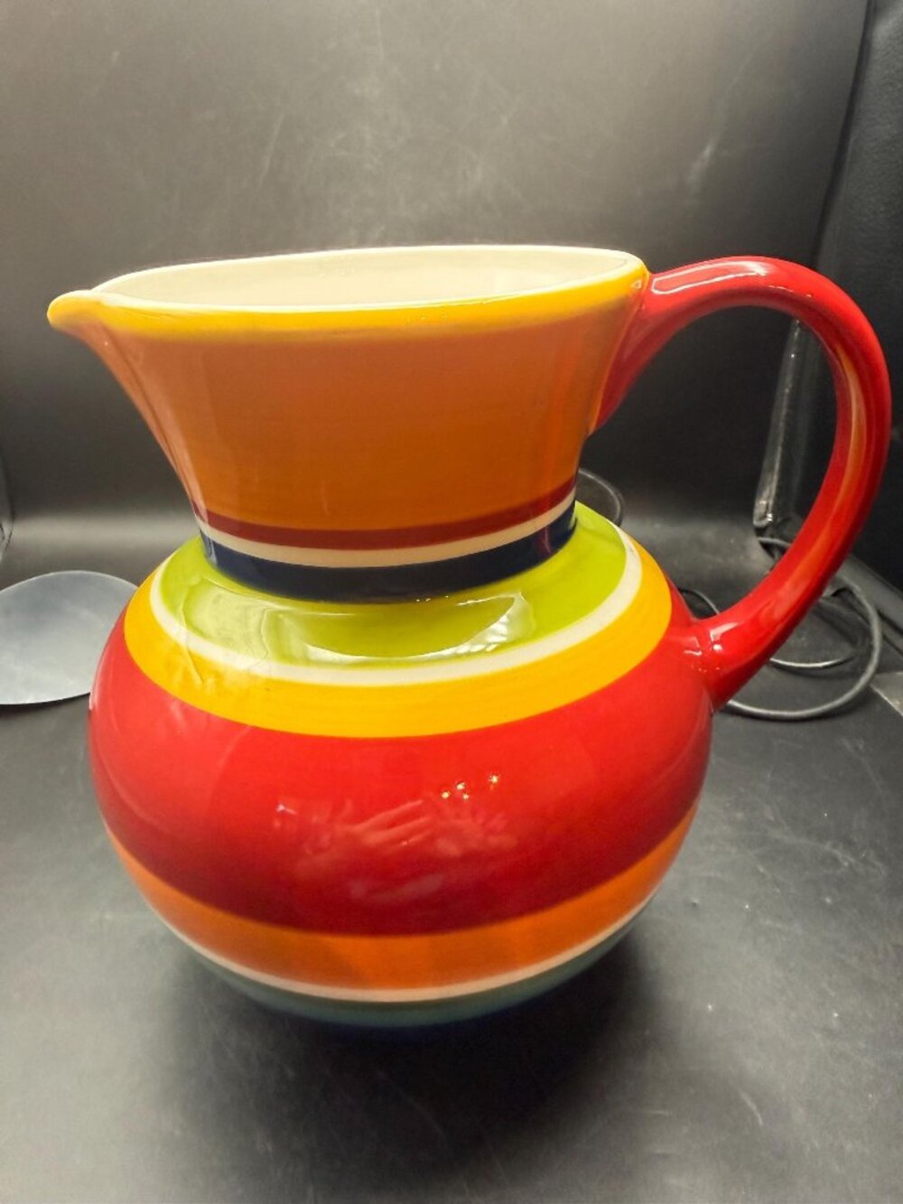 Pier 1 Colorful Pitcher